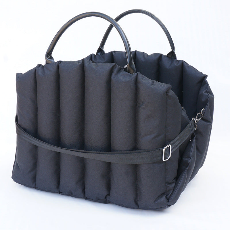 Pet Nest Travel Cat Nest Dog Nest Cage Mat Handbag Car Dual Use Winter Warmth by eprolo