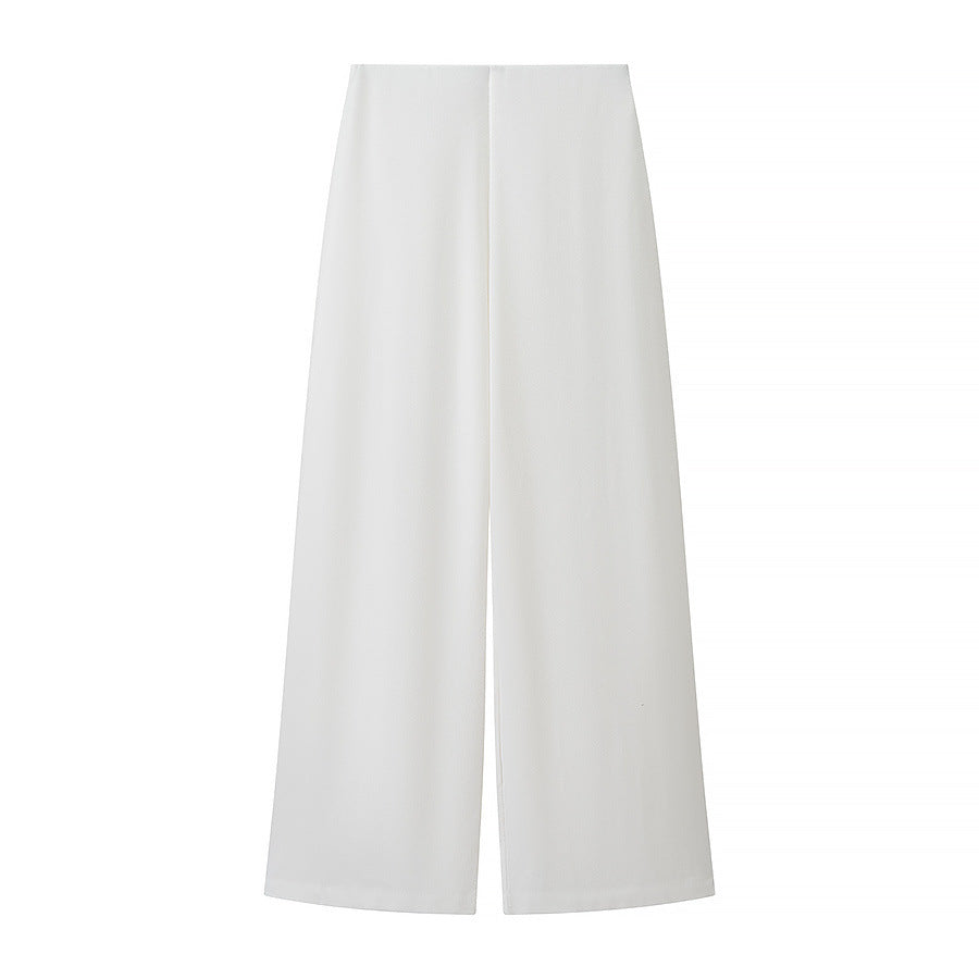 Pin texture sleeveless top+pants set by eprolo