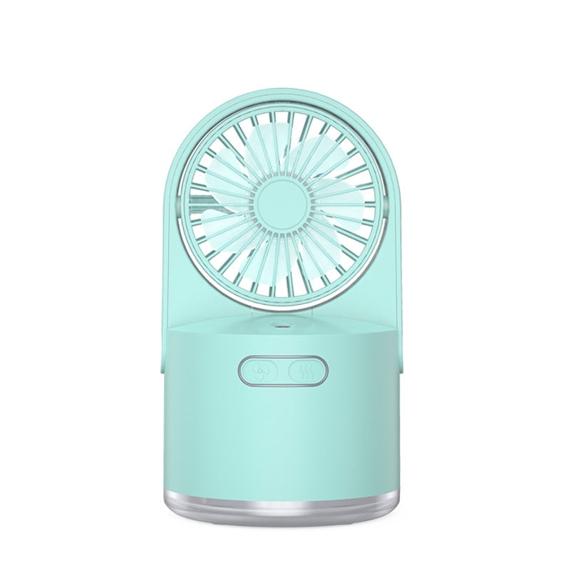 USB Charging Humidification Spray Small Fan Desktop Cooling Cooling Water Supply Fan Mini Portable Small Fan by eprolo