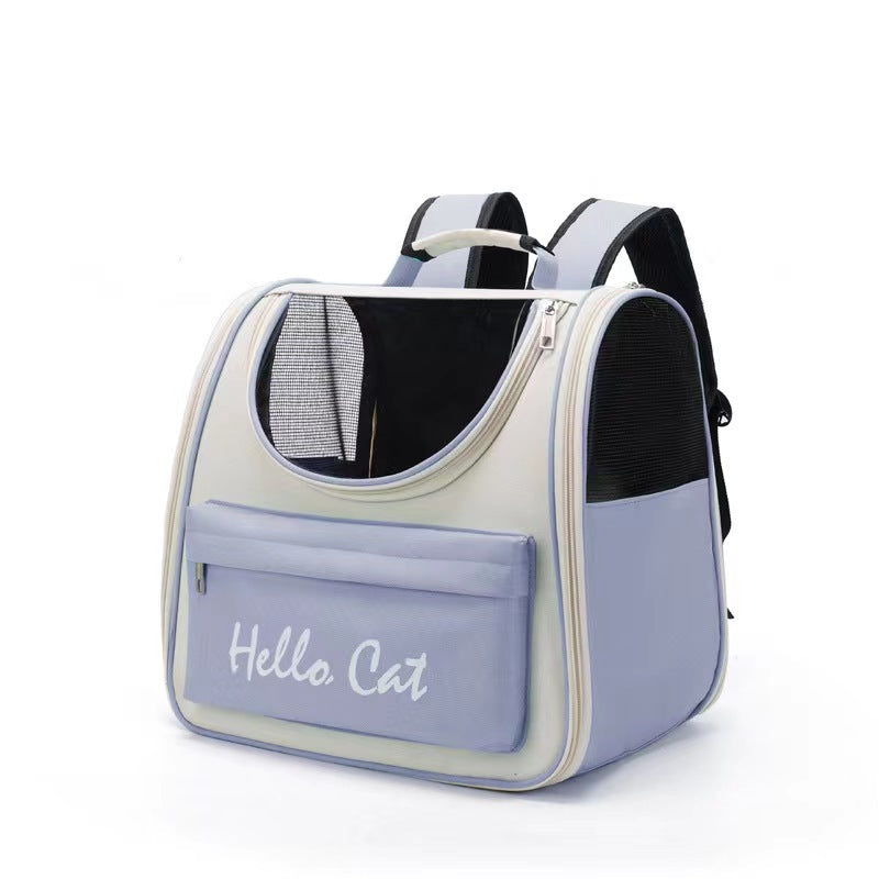 Portable Cat Carrier Bags Outdoor Windproof Travel Backpack Small Dogs Cat Sunscreen Transport Carrying Bag by eprolo
