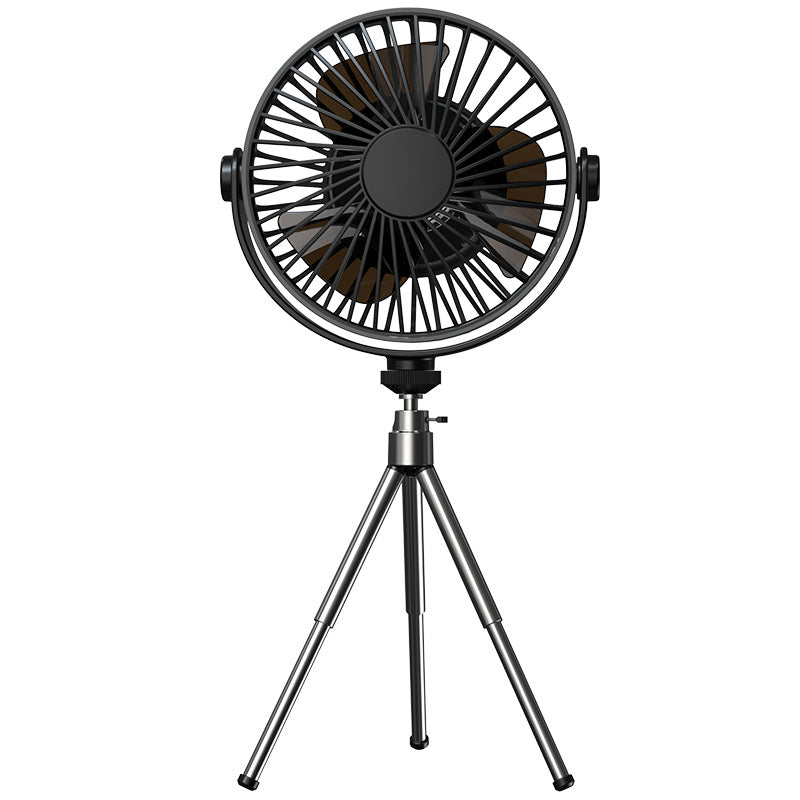 New Multi-Function Tripod Outdoor Camping Lighting Fan Intelligent Remote Control Timing Can Hang Small Fans by eprolo