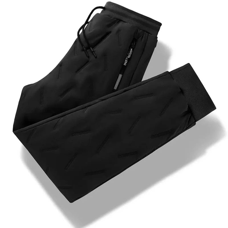 Sweatwear Winter Warm Lambswool Thicken Sweatpants Men Outdoors Casual Windproof Jogging Pants Brand High Quality Trousers Men by Badon Shop LLC