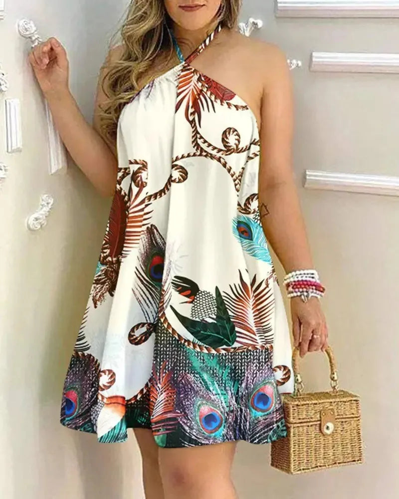 Dress Suitable for Spring Summer Beach Vacation Outfits. by DERILUJA LLC