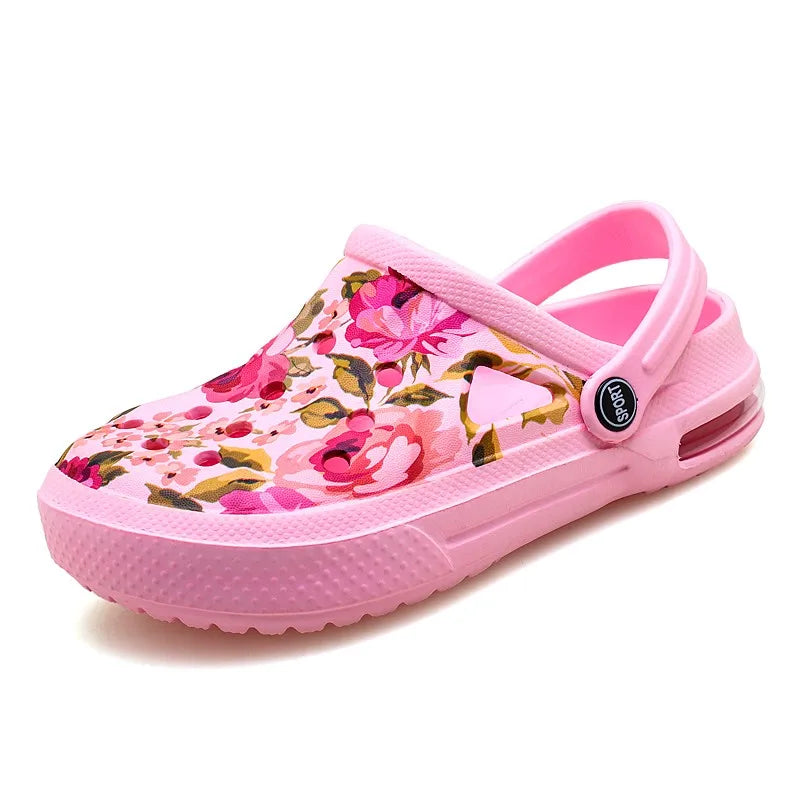 2006 Women's Ethnic Shoes Clogs Soft Sole Two-way Wear for Beach Mules and Pool Women Garden Slides Indoor Nursing Clogs Sandals by DERILUJA LLC
