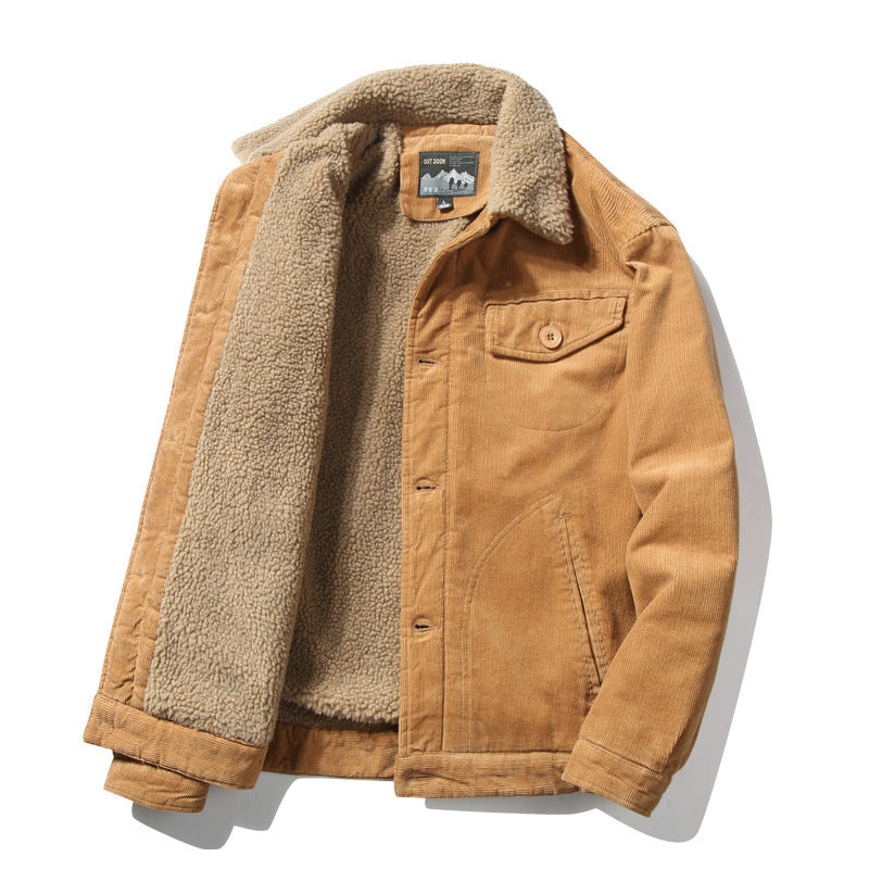 Stand Collar Casual Warm Cotton Coat by My Store