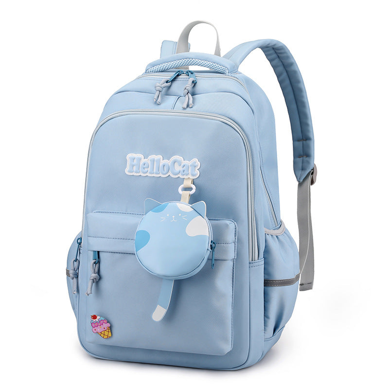 Primary And Secondary School Students Childlike Cute Backpack by DERILUJA LLC