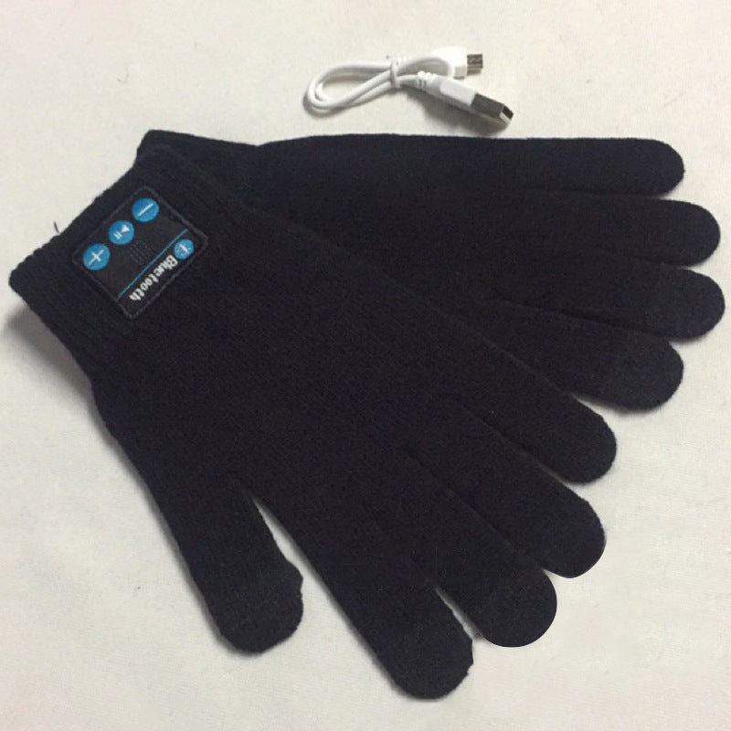 Winter Wireless Bluetooth Gloves Built-In Touch Screen Stereo Speakers Cycling Outdoor Gloves by eprolo