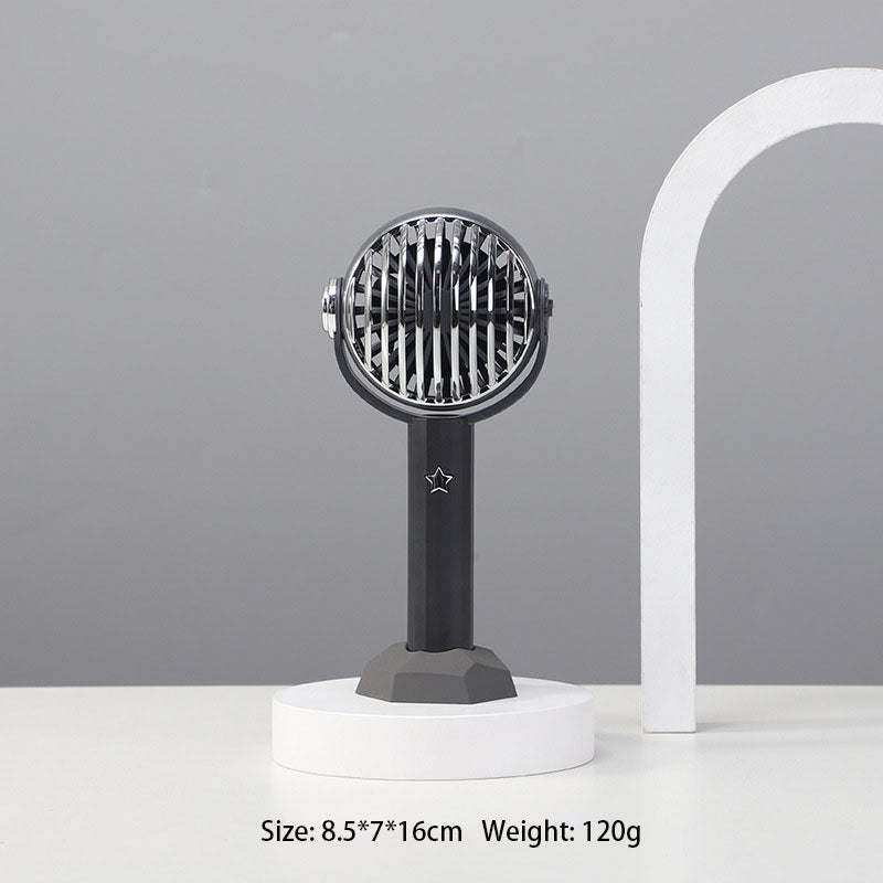 Birthday Gift USB Handheld Electric Fan Desktop Ornaments Home Living Room Ornaments Gift by eprolo