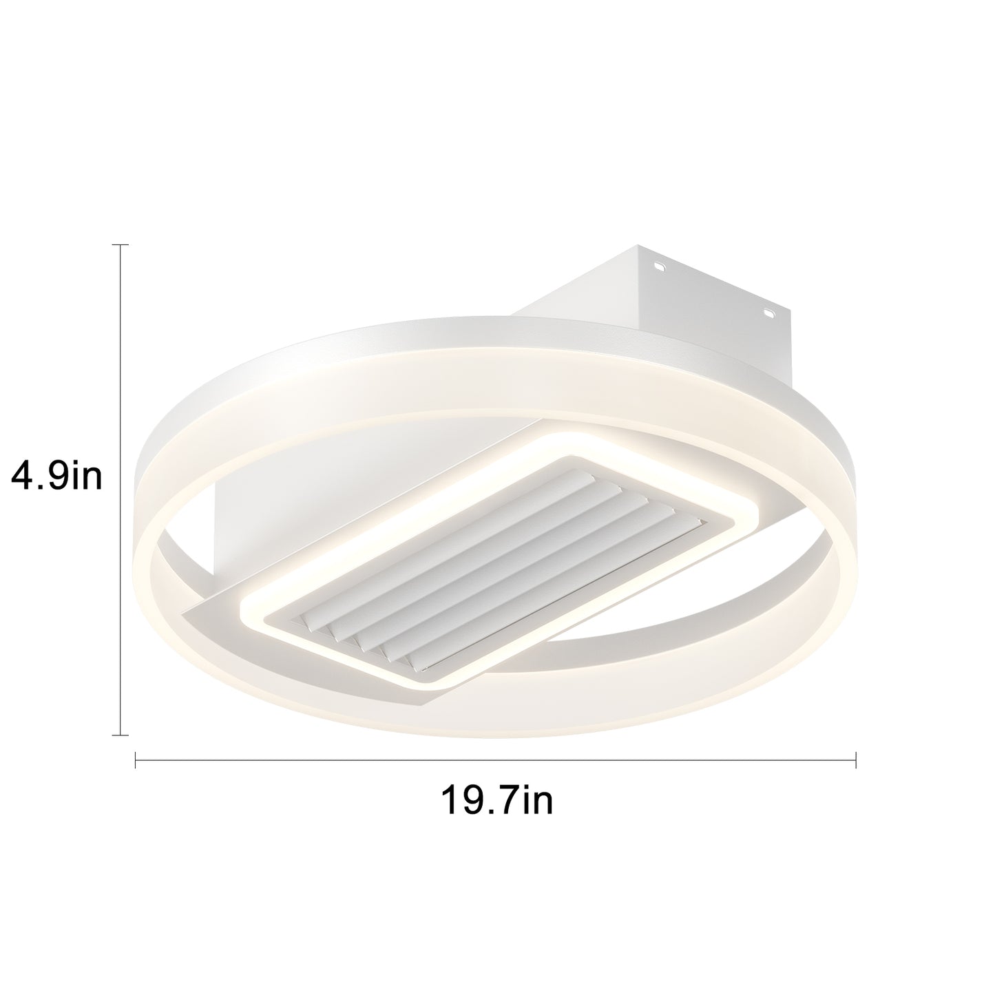 Bladeless Fan Lamp With Lights Dimmable LED by eprolo