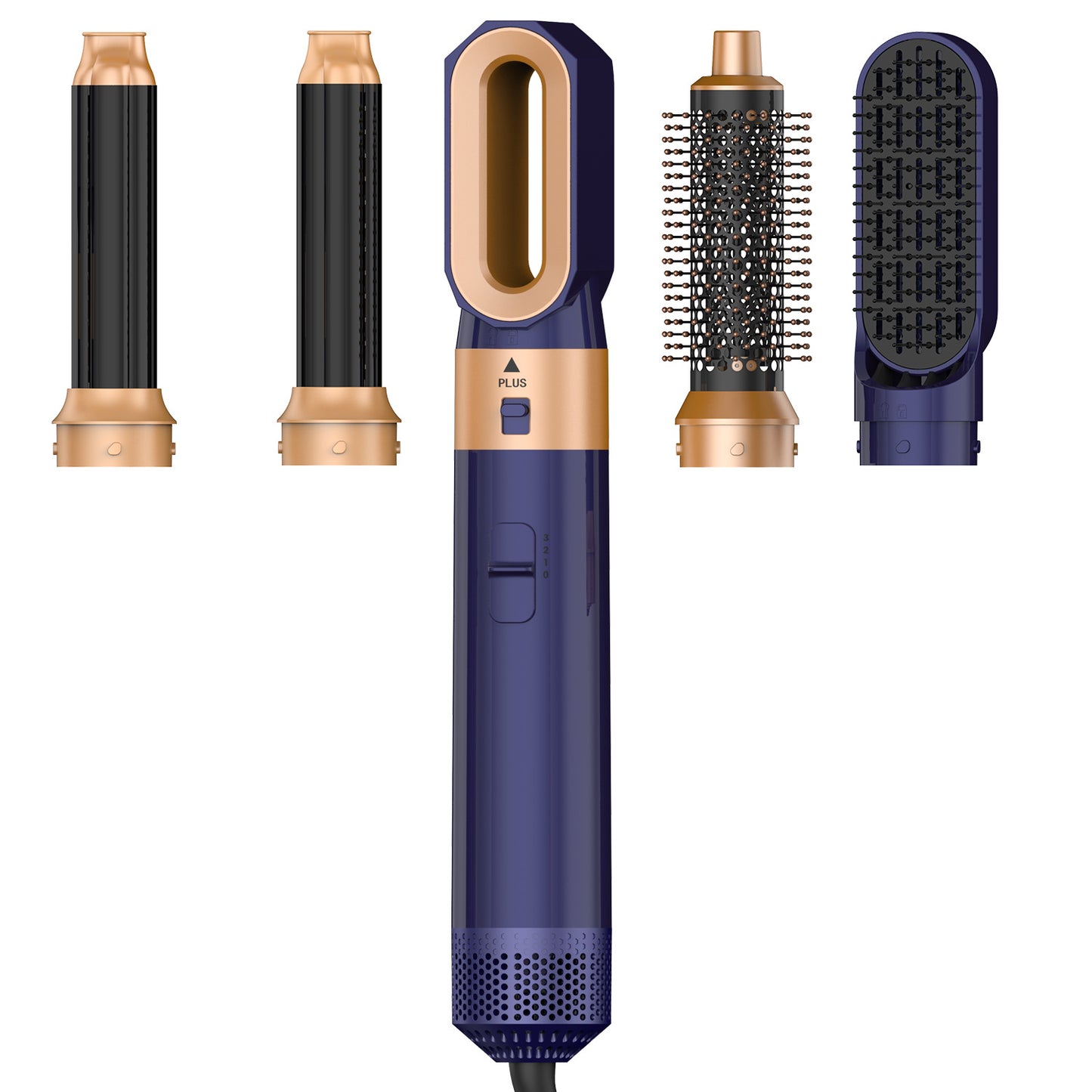 5 in 1 Hair Styler Professional Hair Dryer Brush Blow Dryer Air Wrap Hot Air Brush by eprolo