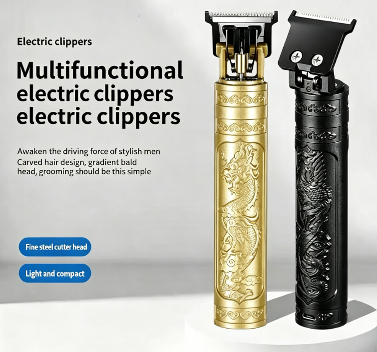Electric Hair Clipper for Barbershop Oil Hair Sculpting Electric Haircut Machine, Men's Haircutting Shaver, Bald Head Trimmer by eprolo