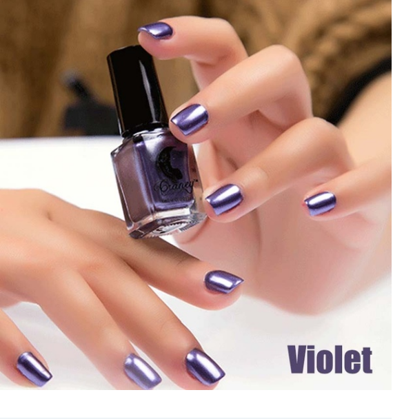 14 Color 6ML Women Fashion Sexy New Metallics Nail Polish Mirror Nail Polish Beauty Makeup Accessories by eprolo