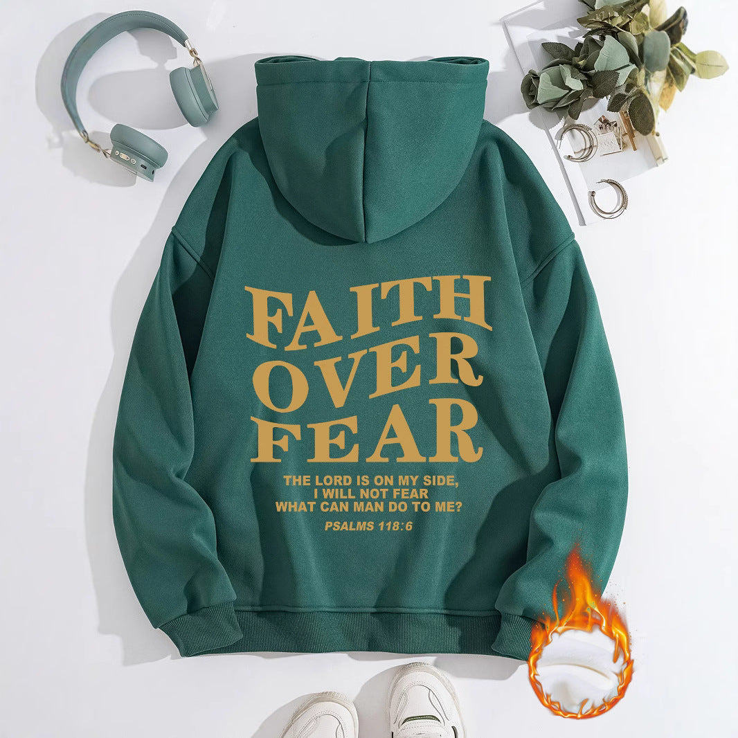 FAITH OVER FEAR Women's Hoodie