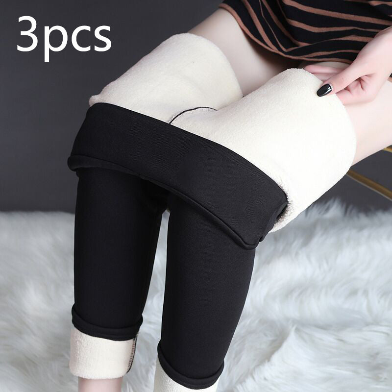 Winter Leggings Warm Thick High Stretch Lamb Cashmere Leggins Skinny Fitness Woman Pants by My Store