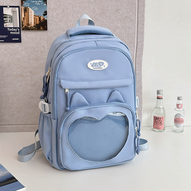Large Capacity Backpack For Primary School Students by DERILUJA LLC