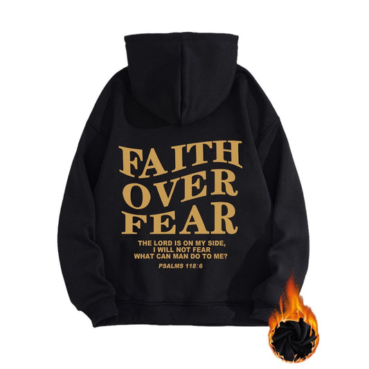 FAITH OVER FEAR Women's Hoodie by eprolo