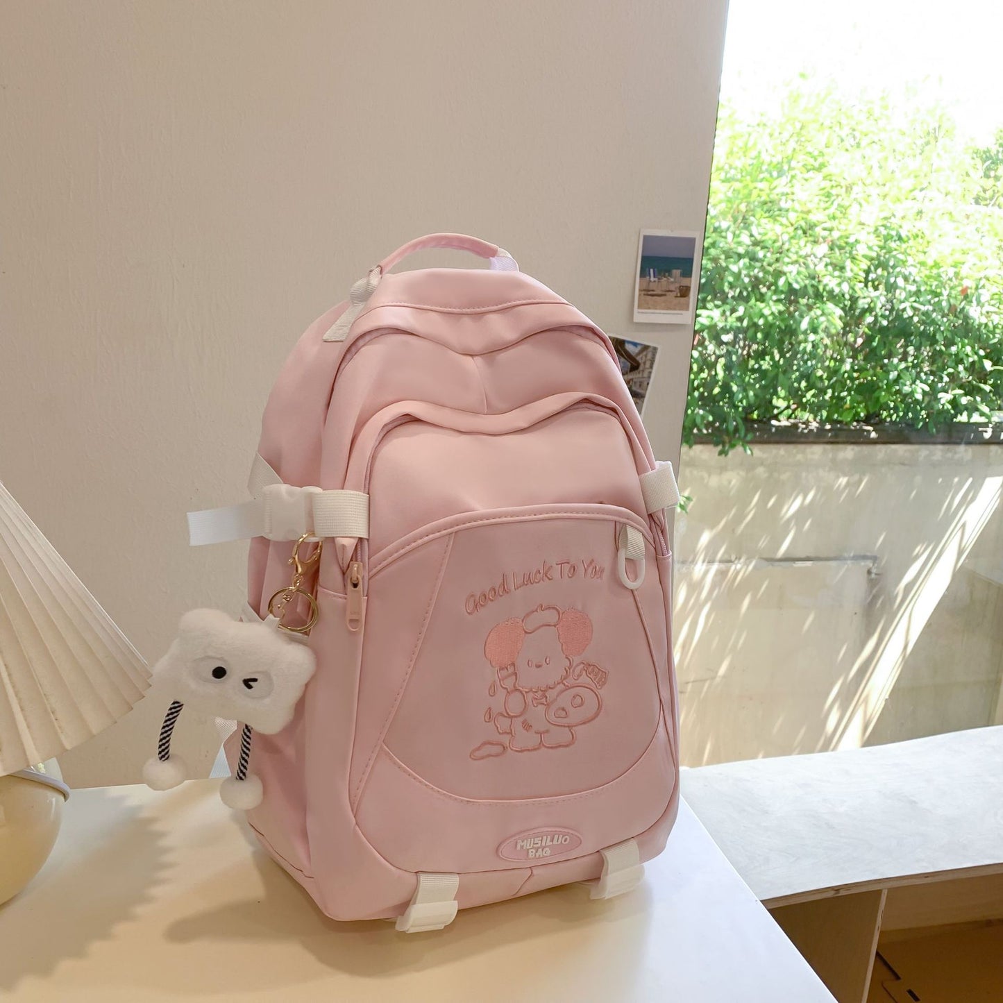 Middle School Women College Students' Backpack by DERILUJA LLC