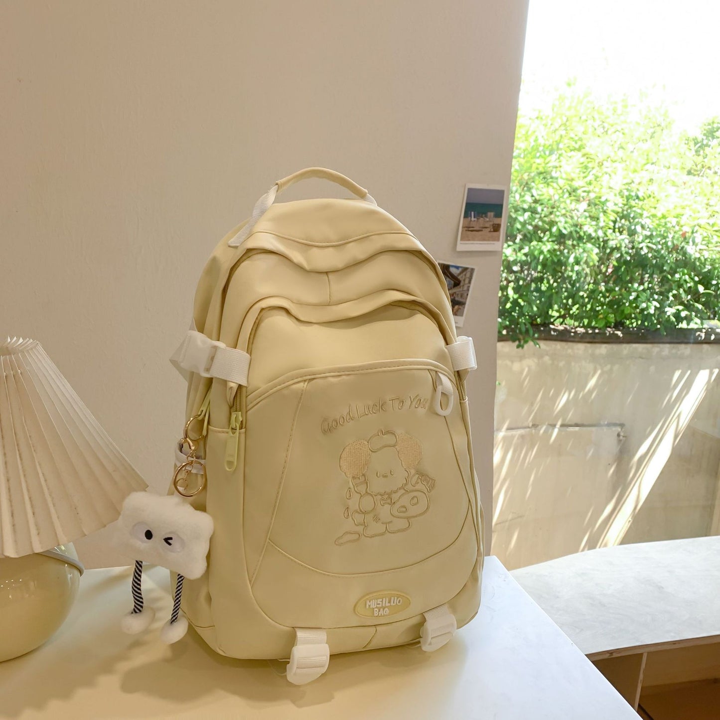 Middle School Women College Students' Backpack by DERILUJA LLC
