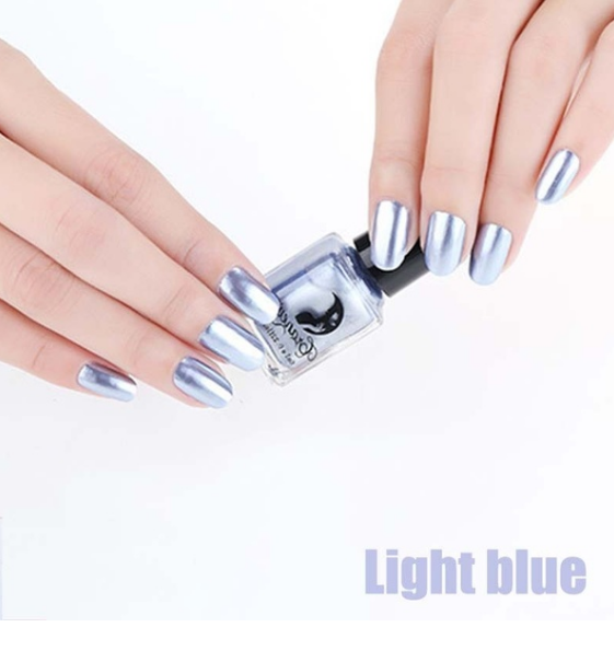 14 Color 6ML Women Fashion Sexy New Metallics Nail Polish Mirror Nail Polish Beauty Makeup Accessories by eprolo