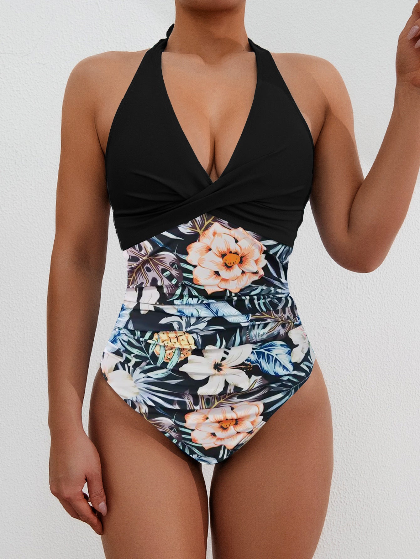 High-Waisted One-Piece Sexy Bikini Swimsuit for Women