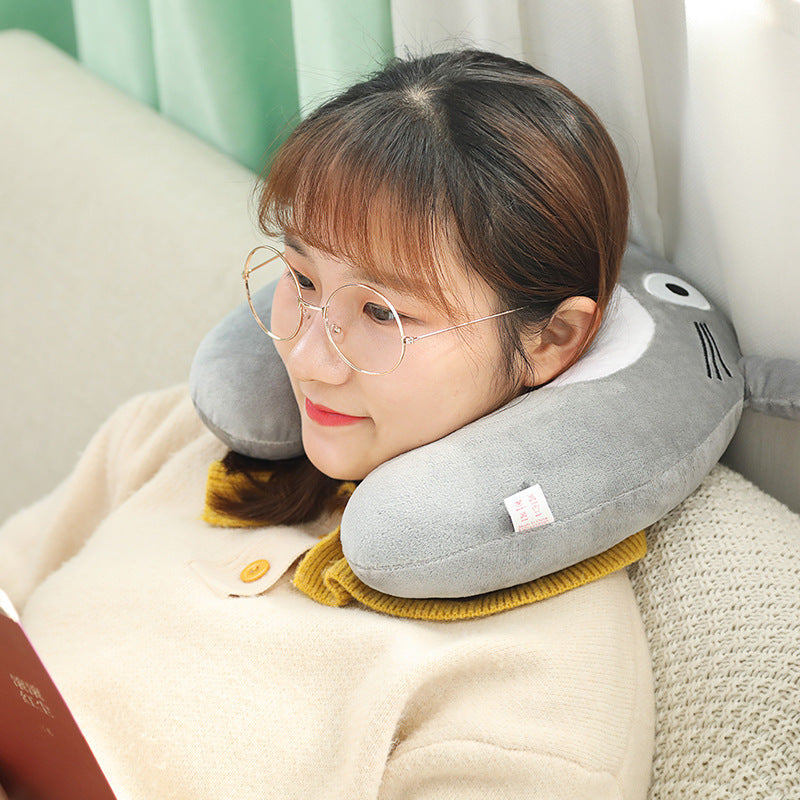 U-shaped Neck Pillow Travel Car Portable Office Nap Pillow for Neck Support by eprolo