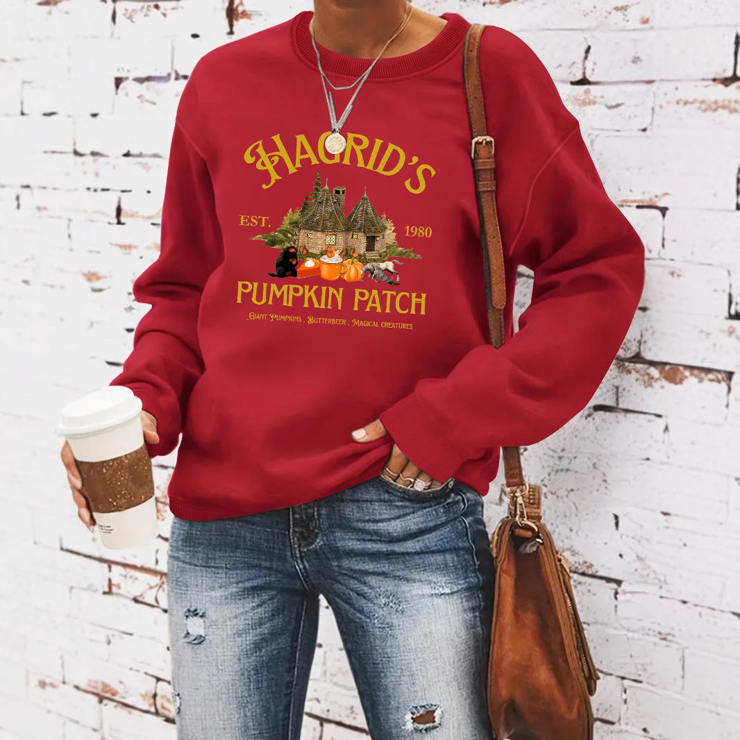 HAGRID'S print on hoodie by eprolo