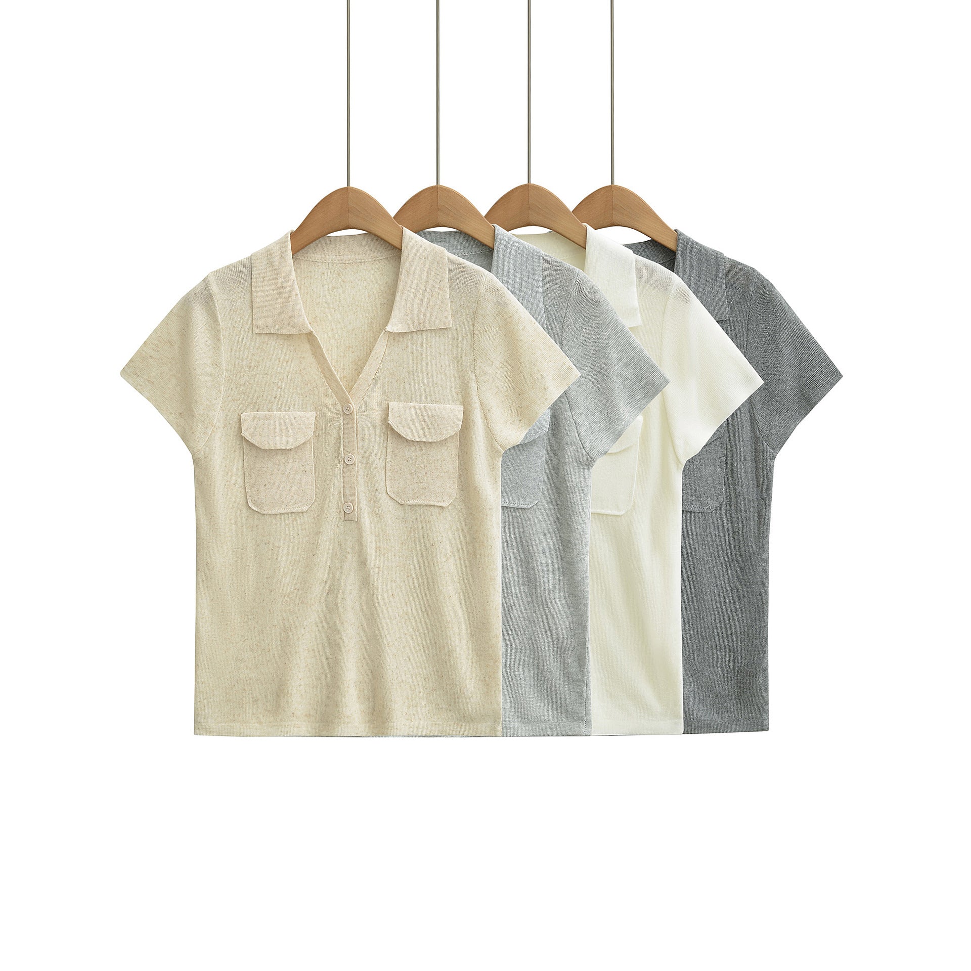 V-neck top for women by eprolo