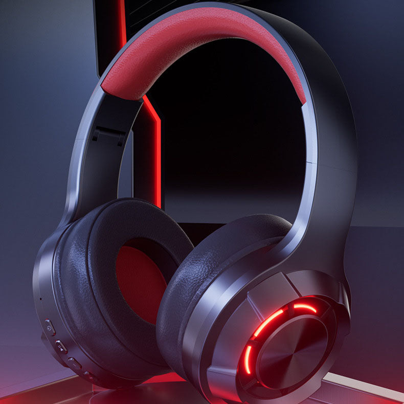 LED illuminated wireless Bluetooth headset for esports with ultra long battery life, Type-C computer headset by eprolo
