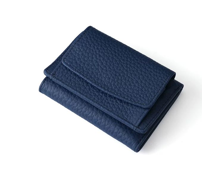 Genuine Leather Small Wallet RFID Coin Purse Money Clip by eprolo