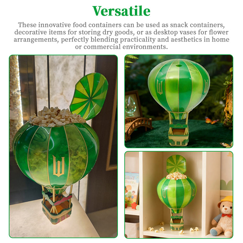 2026 Wicked Hot Air Balloon Popcorn Bucket - Personalized Novelty Ornament, Fun Home Decor Gift for Christmas by eprolo