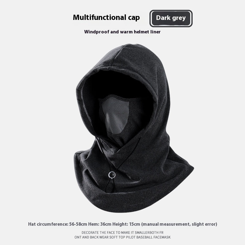 Winter Thermal Fleece Scarf Ski Face Mask Neck Warmer Hood Hat Windproof Cold Warm Riding Cap Sports Outdoor by My Store