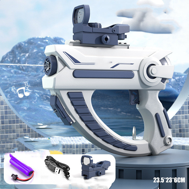 Summer Fully Automatic Electric Water Gun Rechargeable Long-Range Continuous Firing Party Game Kids Gift by DERILUJA LLC