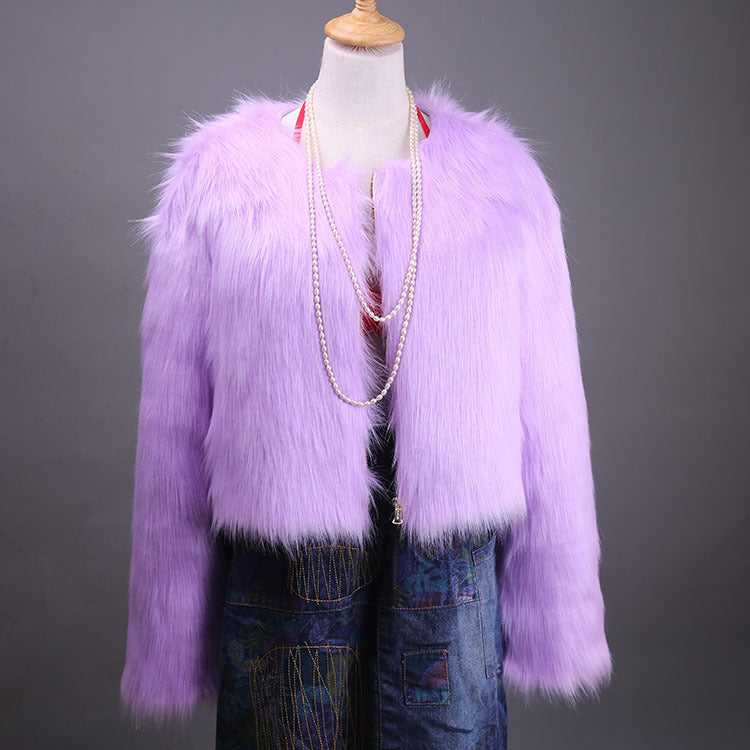Faux fur coat coat by My Store