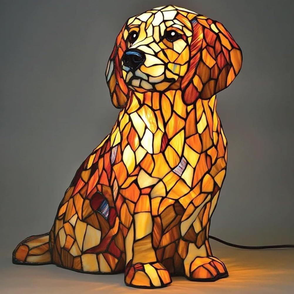 Dachshund Lamp - Bigfoot Lamp Resin Statue LED Decorative Light by eprolo