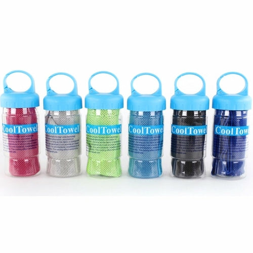 Natura Super Cool Bamboo Towel In A Bottle - 2 PK by DERILUJA LLC