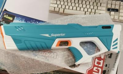 Summer Full Automatic Electric Water Gun Toy Induction Water Absorbing High-Tech Burst Water Gun Beach Outdoor Water Fight Toys by DERILUJA LLC