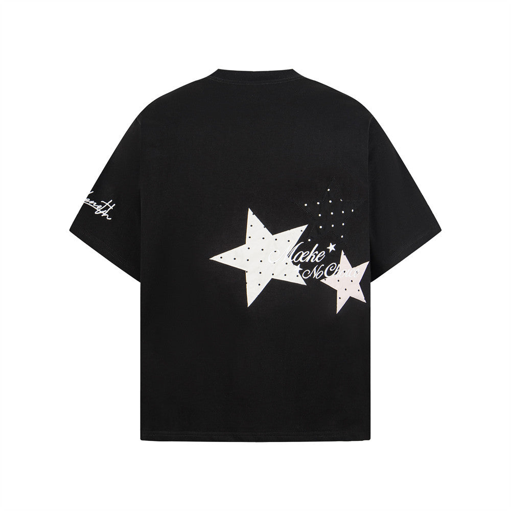 Five pointed star short sleeved T-shirt by eprolo