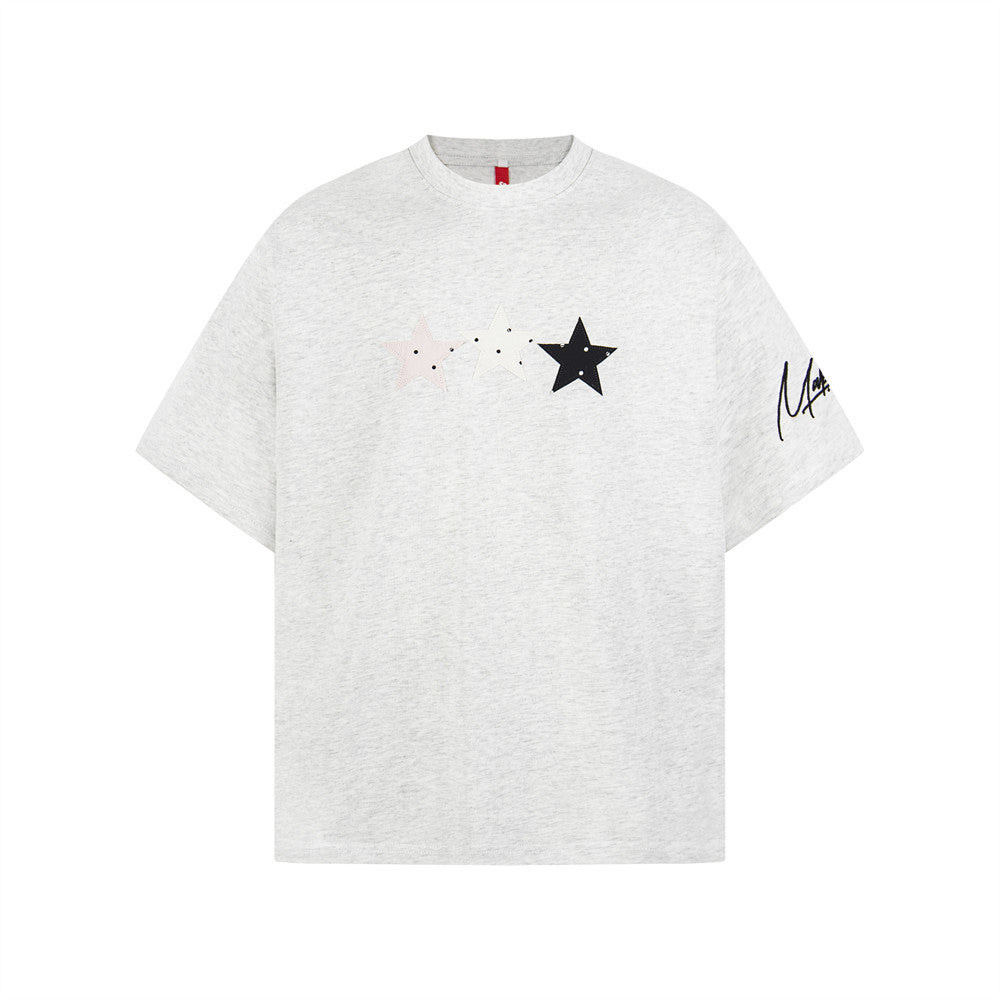 Five pointed star short sleeved T-shirt by eprolo