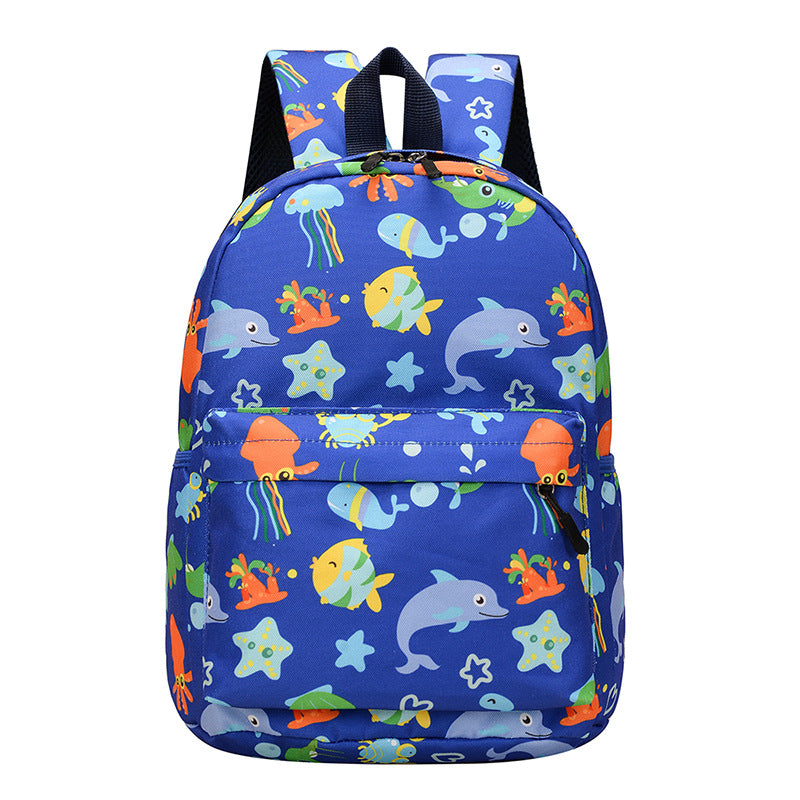 Cartoon Fashion New 3D Printing Children's School Bag by DERILUJA LLC