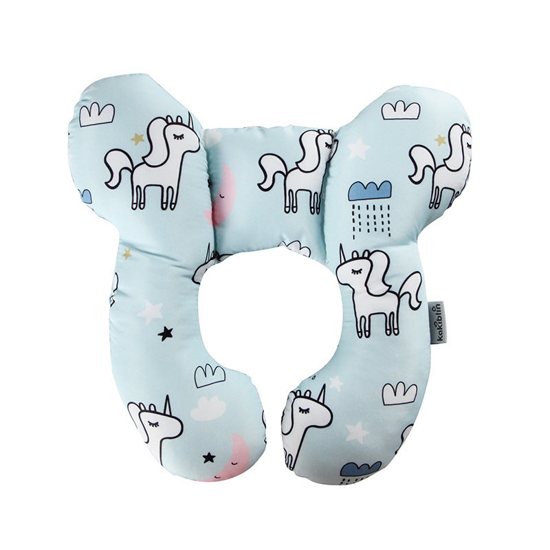 Baby head protection U-shaped pillow stroller fixed head pillow car seat sleeping protection head and neck pillow by eprolo