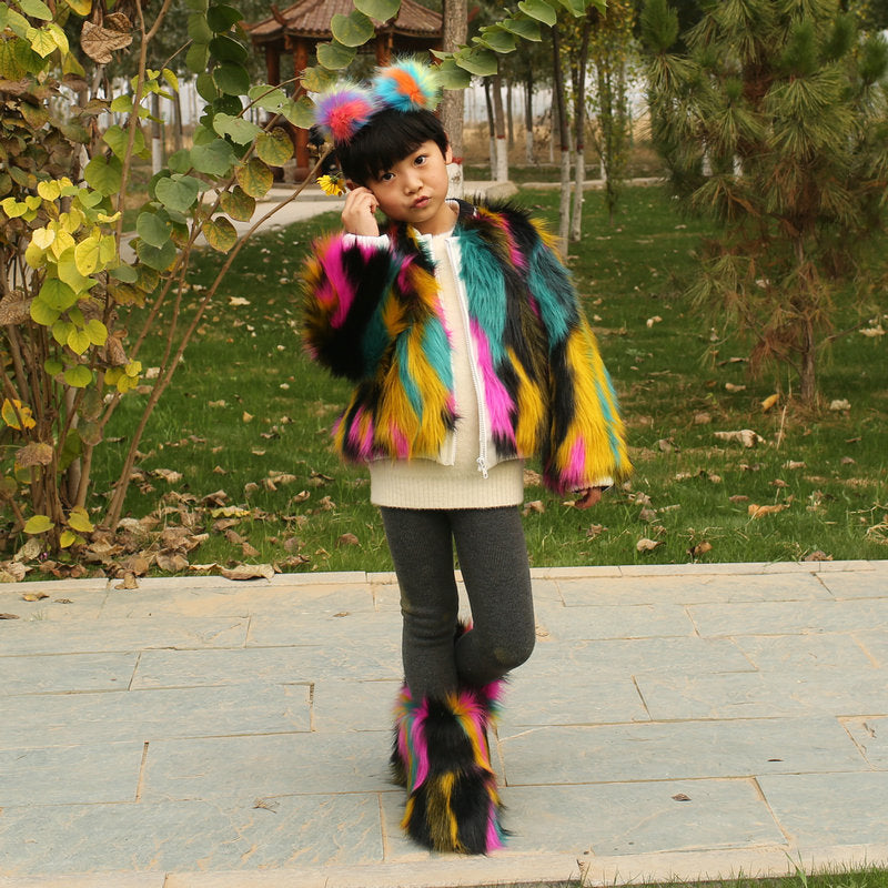 Faux fur coat coat by My Store