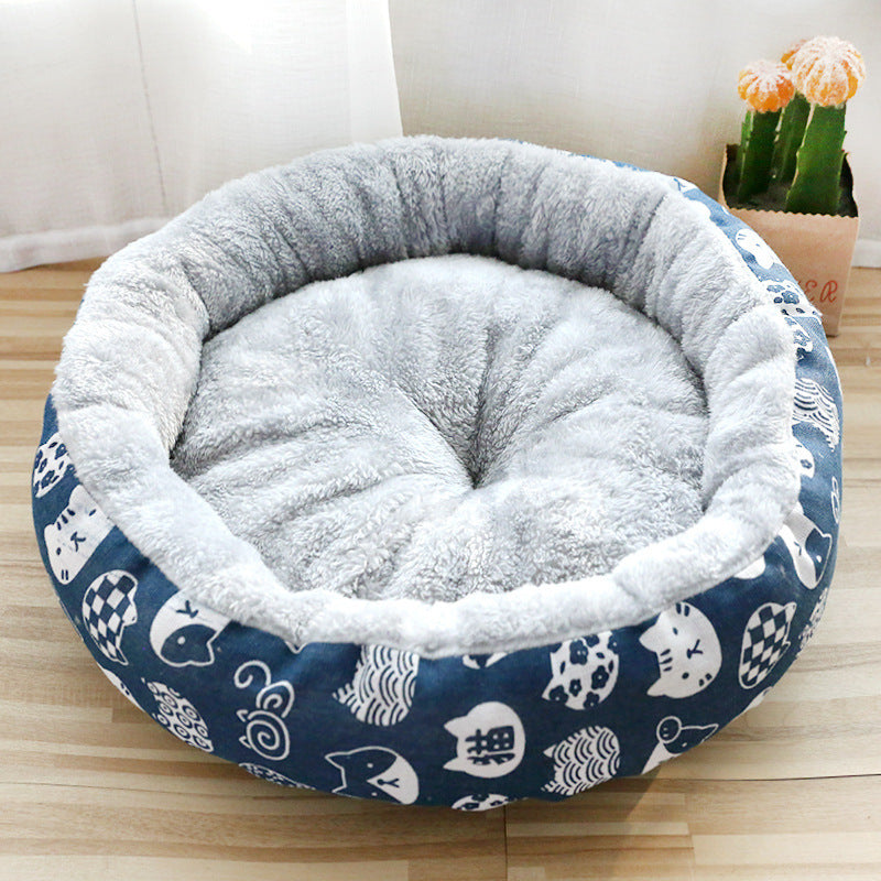 Dog And Cat Litter Padded With Round Cotton by My Store