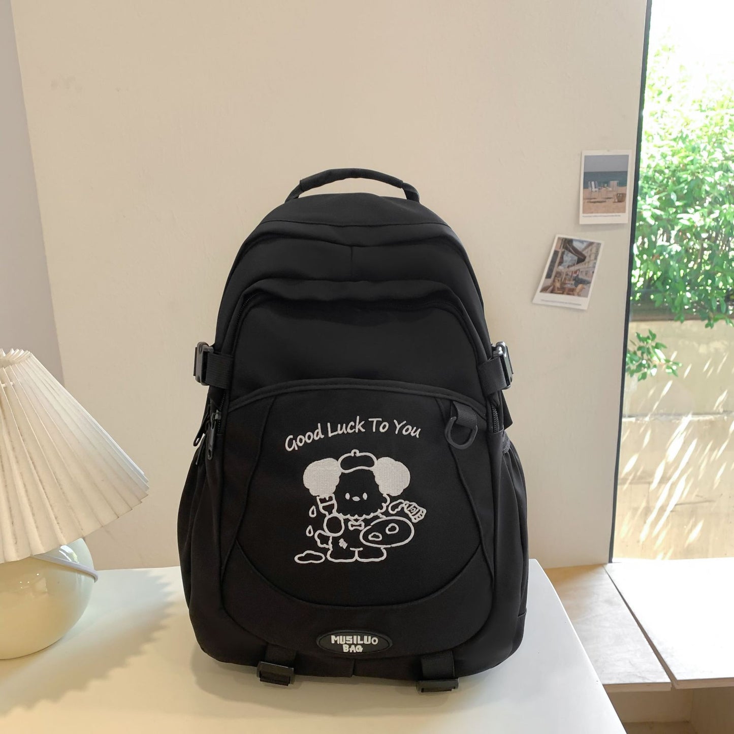 Middle School Women College Students' Backpack by DERILUJA LLC