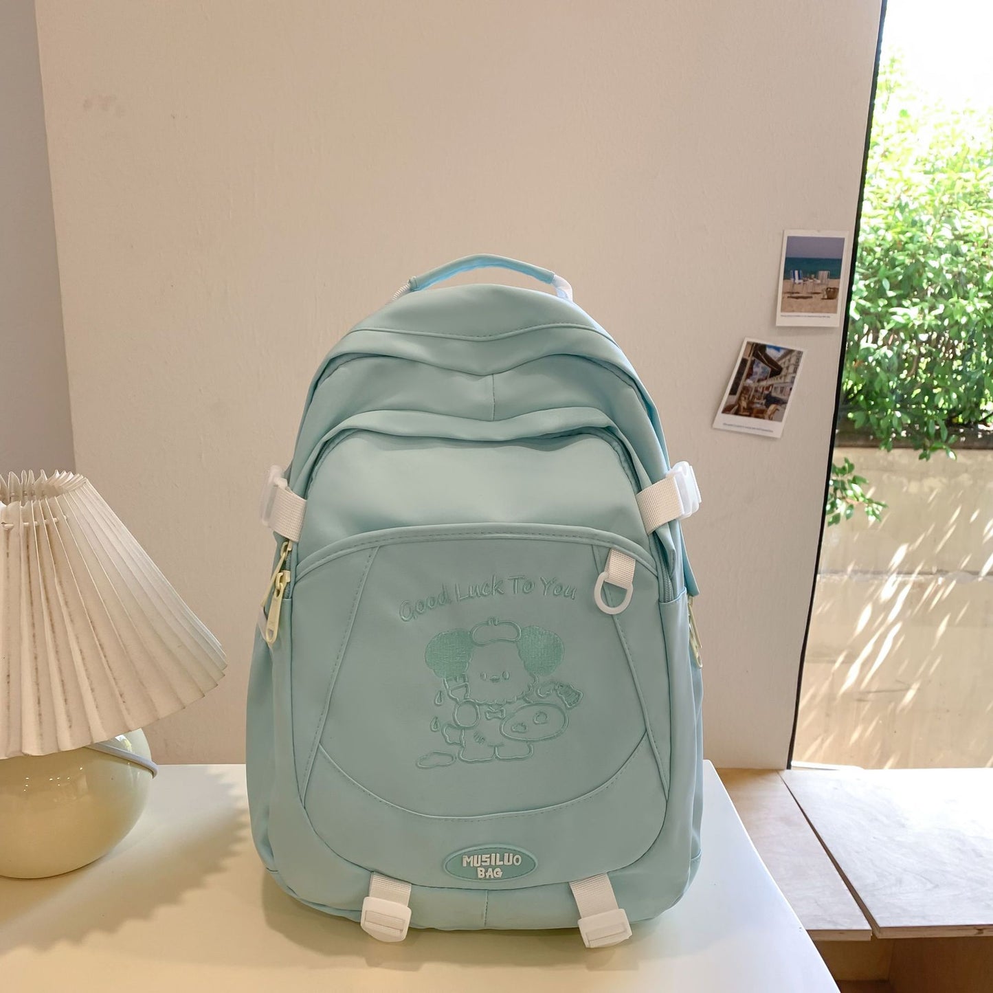 Middle School Women College Students' Backpack by DERILUJA LLC