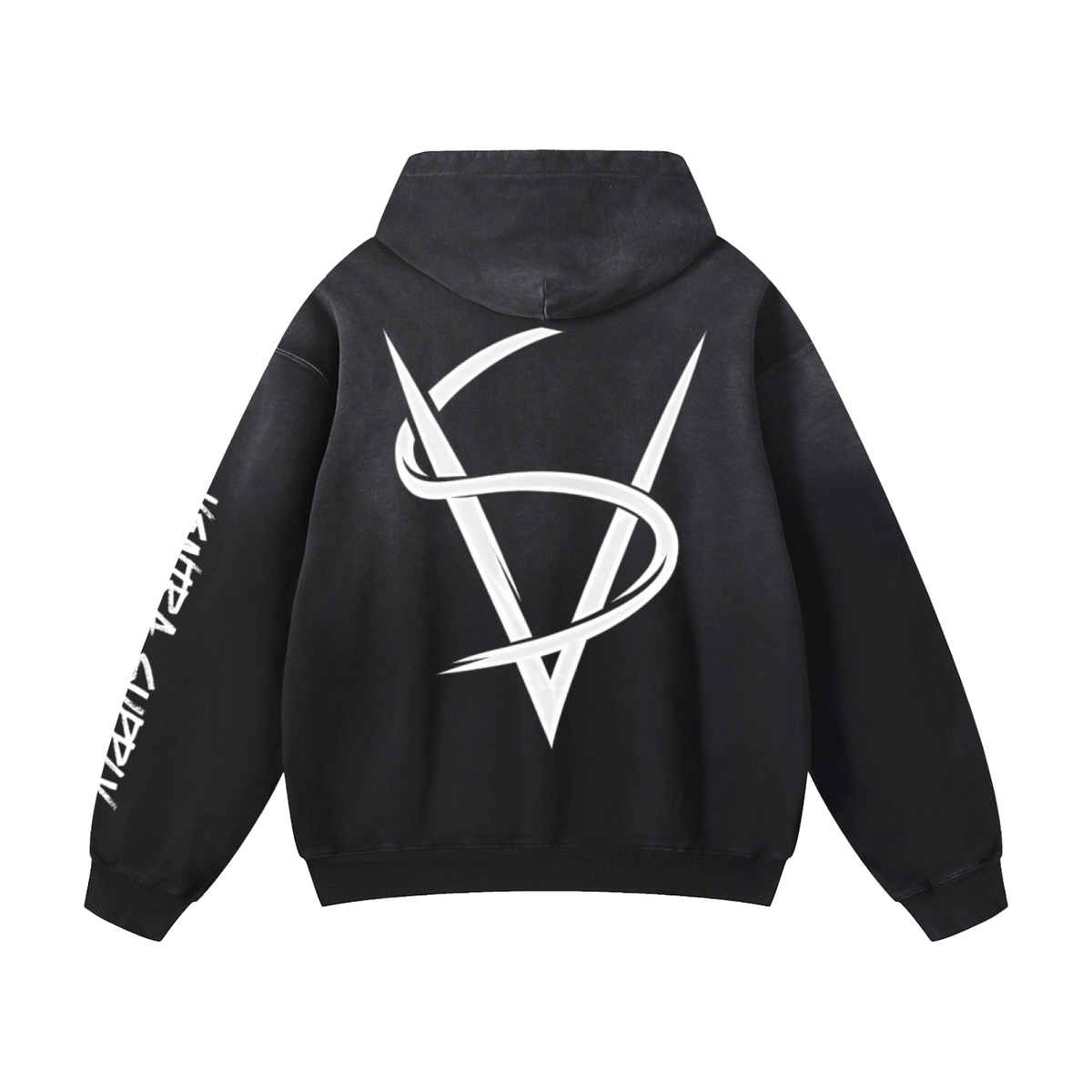 Heavyweight Sunfade Oversized ventra Hoodie by Ventra Supply