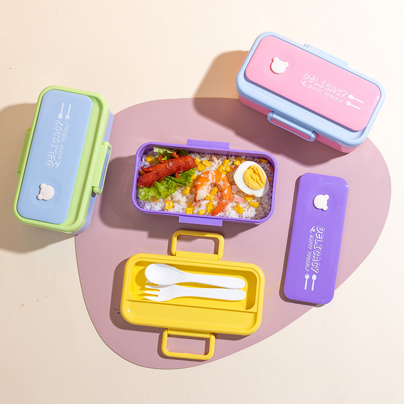 Cartoon cute fashion microwaveable lunch box portable lunch box