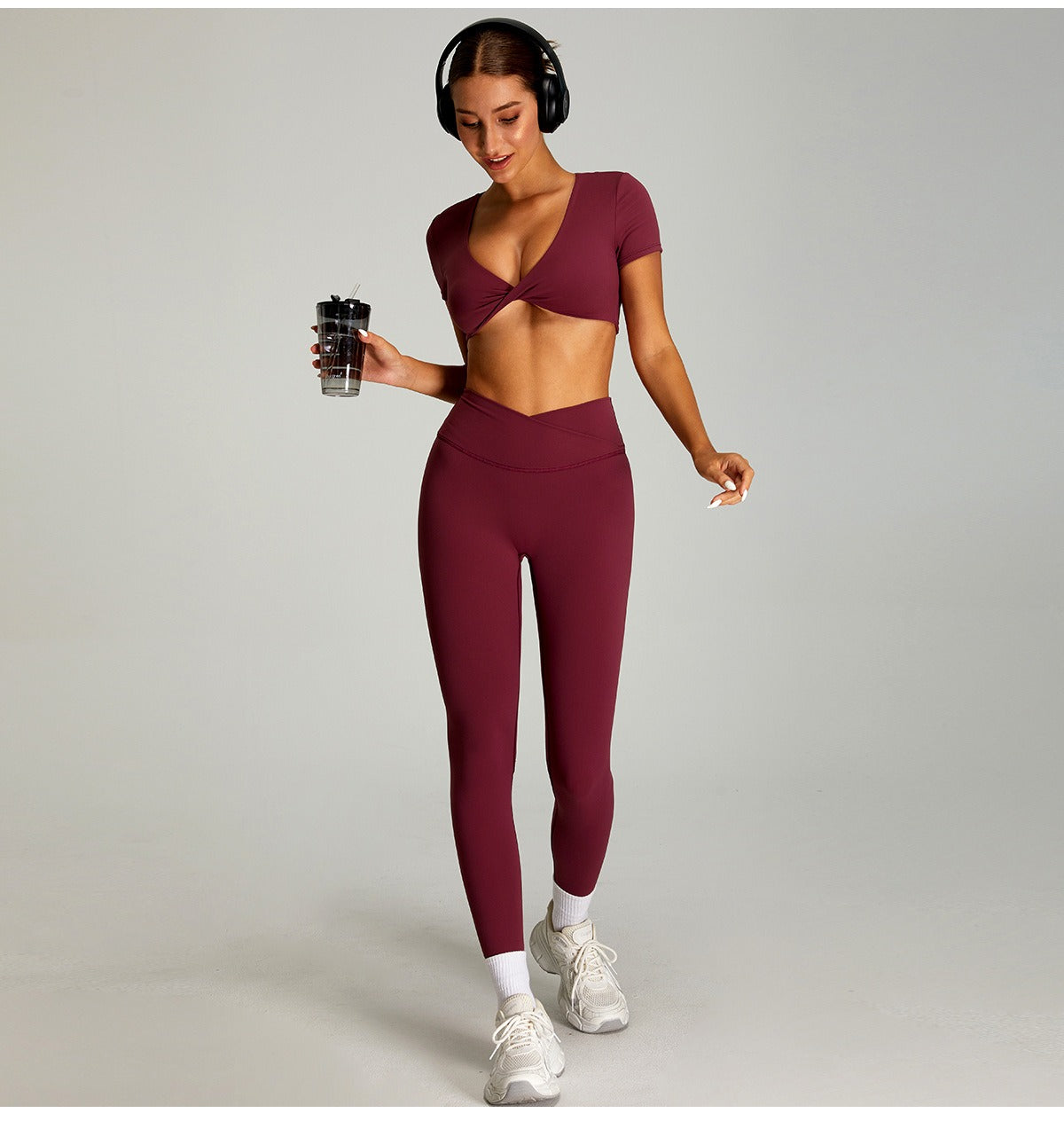 Cross high waist sports suit for women by eprolo