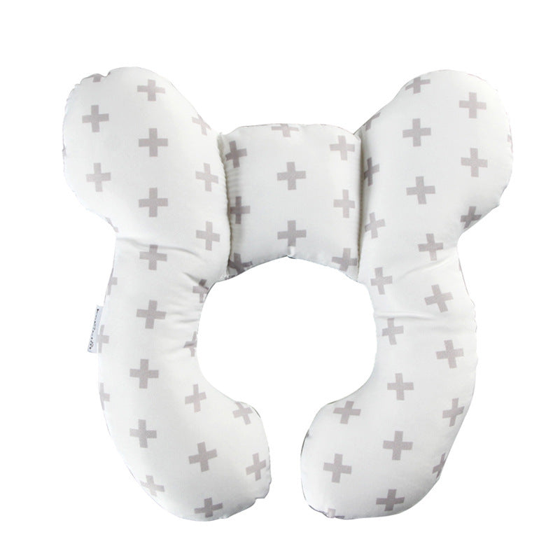 Baby head protection U-shaped pillow stroller fixed head pillow car seat sleeping protection head and neck pillow by eprolo