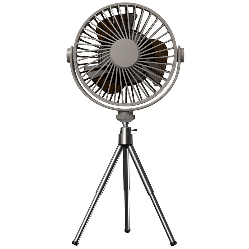 Tripod Outdoor Fan Portable Camping Tent Small Ceiling Fan Lamp Wireless USB Charging Camping Fan by eprolo