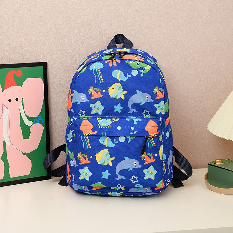 Cartoon Fashion New 3D Printing Children's School Bag by DERILUJA LLC
